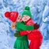 American Trends Kids Winter Toddler Mittens Multicolor Soft Knitted Gloves