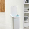 JAJU 20L waste bin that fits pay-as-you-go bags, white white_FRFR