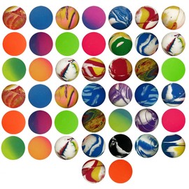SHATCHI 20pcs Bouncy Jet Balls 27mm Party Bag Fillers Boys Girls Loot Bag Toys Kids Gifts Xmas Christmas Stocking Fillers