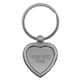 You Got This - Funny Inspirational Mood Guardian Angel Pocket Hug - Premium Metal Keyring Keychain Gift