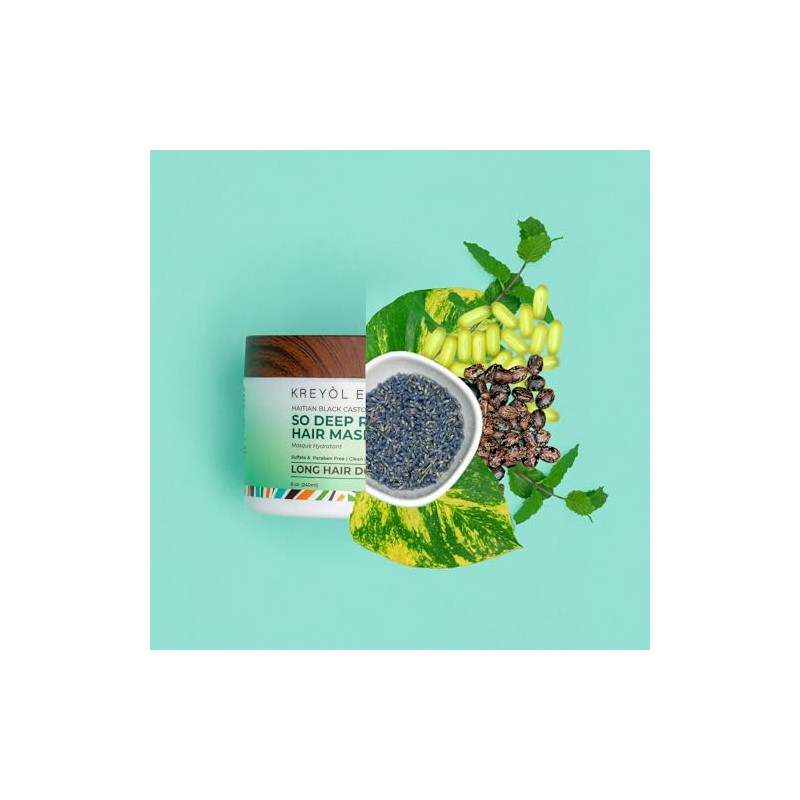 Deep Conditioner Mask for Hair Repair by Kreyòl Essence, 8