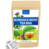 TeeLux Burdock Root Tea Bags, Pure Natural Burdock Root, Caffeine