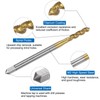 sourcing map Metric Spiral Flute Taps, M6 x 1 H2
