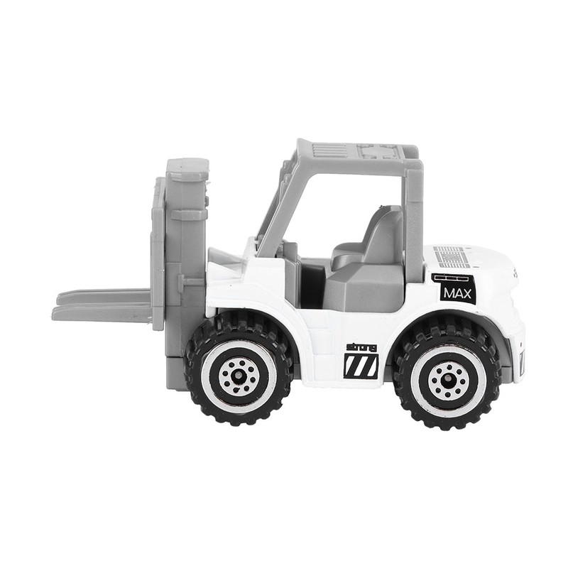 6pcs 1:64 Engineering Car Model Alloy Simulation Vehicle Car Model
