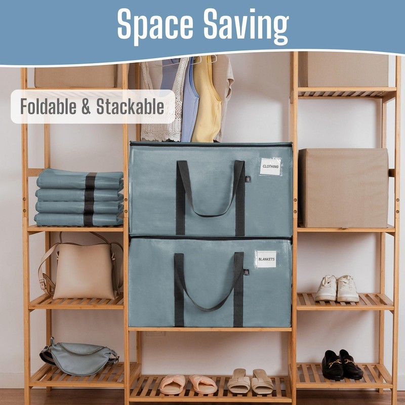VENO 4 Pack Moving Bags, Upgraded Heavy Duty, Moving Boxes