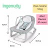 Asiento Mecedora Bebes/infantes Ingenuity Americano Agua Elefantes
