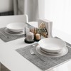 Washable Place Mats Set of 6 PVC Heat Resistant Non-Slip