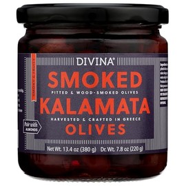 Divina, Smoked Kalamata Olives, 13.7 Ounce