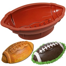 webake Silikon Backform Rugbyball Kuchenform 11 Zoll Rugby Silikonform Antihaft Kuchen Form