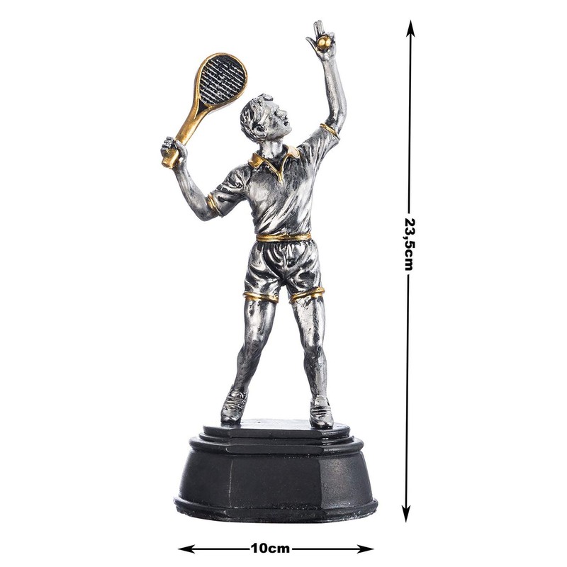 GOODS+GADGETS Tennis trophy - winner statue victory trophy award ceremony