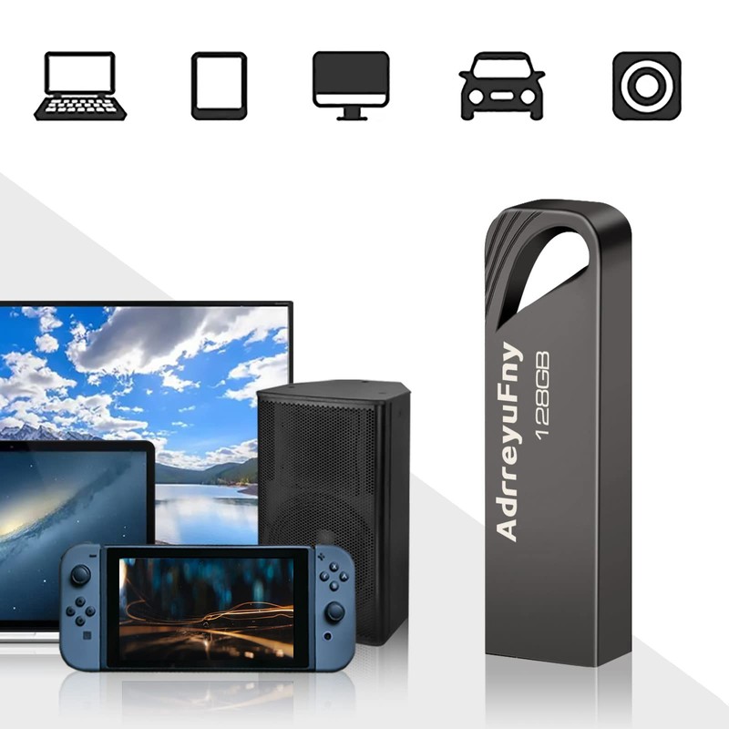 USB Memory Stick, USB Flash Drive 128GB USB 2.0 Pendrive