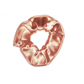 Satin Fabric Hair Scrunchie Handmade by Scrunchies by Sherry (Gold)