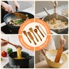 Non-Toxic Wooden Utensils for Cooking - Natural Acacia & Glue-Free,15.4"