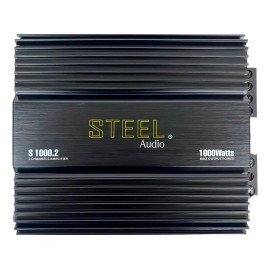 Steel Audio Amplificador Steel Audio S1000.2 1 Canal 1000w Max Power Color Negro