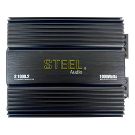 Steel Audio Amplificador Steel Audio S1000.2 1 Canal 1000w Max Power Color Negro