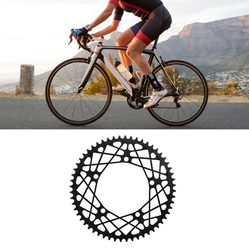 Bike Chainring 56T Aluminum Alloy Lightweight Wear Resistant Bike Chain