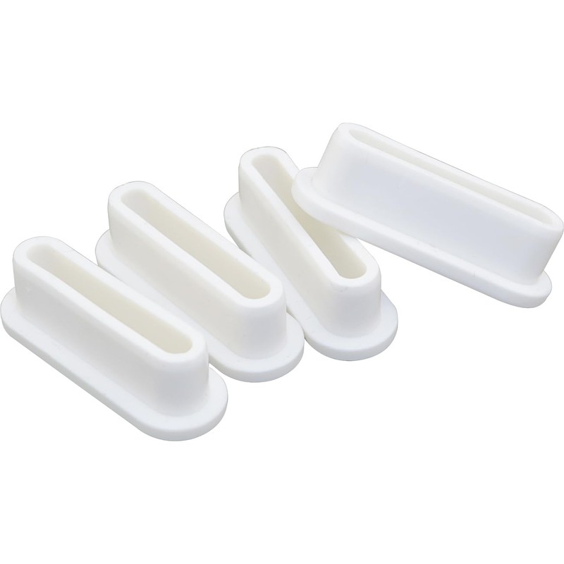 FMHXG 4PCS Silicone Drain Plugs for Sinks Oval Shaped Overflow