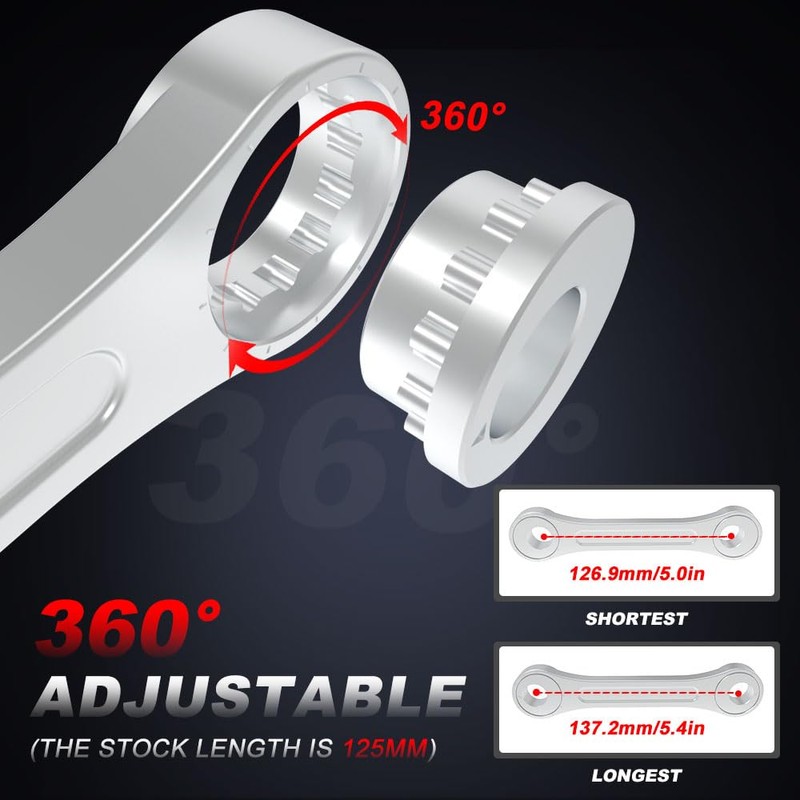 Xitomer 0-1.77'' Adjustable Lowering kit Fit for DRZ400 DRZ400E DRZ400S