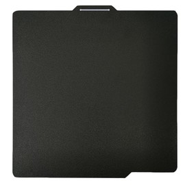 HzdaDeve Build Plate for Bambu Lab X1/X1C/X1E/P1P/P1S/A1 Carbon 257.5 x 257.5MM Magnetic PEI Sheet Kit Double Sided Textured Film Bed Flexible Building Surface Platform Plate for 3D Printer (Black)