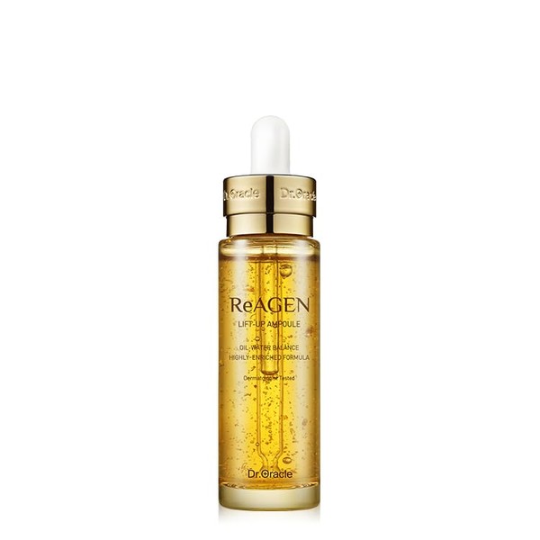 Lift-up Ampoule - Anti-aging daily Serum/Ampoule for Intensive elasticity, Smoothes fine lines and wrinkles for Dry, Sensitive, Mature Skin, 1.01 fl. oz/30ml, Dermatologist Tested by Dr.Oracle