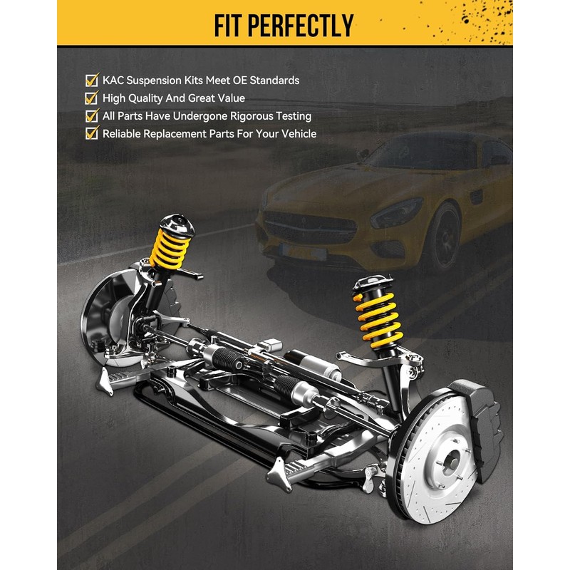 TRQ Front Left Brake Caliper w/Bracket Drivers Side Compatible with