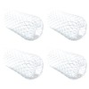 Tiardey 4 pieces gutter protection sieve aluminium downpipe mesh filter