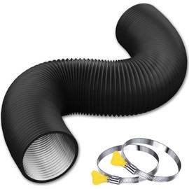Steelsoft Heavy Duty Flexible Duct Hose 4 inch 16 Feet for Clothes Dryer Vent, HVAC Heating Cooling Ventilation, Ducting Fan System