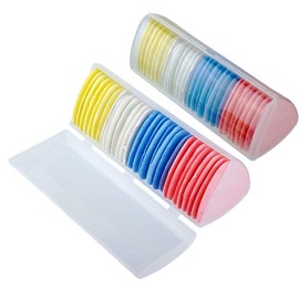 mollensiuer 30Pcs Professional Tailor's Chalks Assorted Color Triangle Tailor Fabric Marker Chalk Sewing Quilting Notions (30 Pcs in One Box)