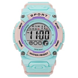 Watch Women Ladies Fashion SportsWatch for Women Multi-Function Digital Watch Chronograph Waterproof Shockproof Alarm Clock Easy Read Stylish Color LED Backlight Birthdays Gift for Her