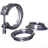 Exhaust Header Collector Reducer Adapter Assembly with V-Band in Stainless