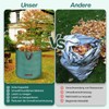 QOEOTUY Stabi Garden Sack 3 x 120 L Garden Waste