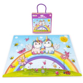 abeec Unicorn Puzzle 45 PC - Jigsaw Puzzles For Kids - Unicorn Toys - Kids Puzzles Age 5-8 - Puzzles For 5 Year Olds - Unicorn Game - Girls Toys - Unicorn Gifts