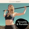 Karma Heart Yoga Stick & Stretching Stick with Super Sturdy