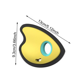 Pet Hair Remover, Reusable Pet Hair Remove Board, Professional Dog & Cat Hair Remover, for Home Fabric, Cat Tree, and Car Detailing, Pet Hair Removal Detailer Used in Furniture, Carpet(Yellow)