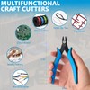 Flush Cutters, 3 Pack 5.3" Wire Cutters for Crafting, Ultra