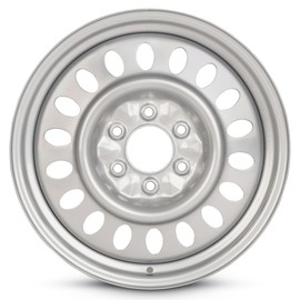 For 2002-2009 GMC Envoy 17 Inch Painted Silver Rim - OE Direct Replacement - Road Ready Car Wheel