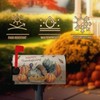 Dacawin Happy Thanksgiving Mailbox Cover Pumpkin Fall Harvest Magnetic Mailbox