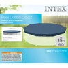 INTEX 28032E Pool Cover: for 15ft Round Metal Frame Pools
