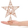 com-four® Decorative Star Christmas - Metal Christmas Tree Decoration -