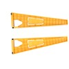 2Pcs Drawer Slide Jig ABS Cabinet Installation Aid Mounting Tool