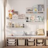 Onlysky Set of 4 Wall-Mounted Kid's Bookshelf - White Floating
