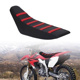 BIUGERCN Motorcycle Seat Cover Universal Dirt Bike Seat Pad for CR50 CR80 CR125 CR250 CRF125 CRF250 CRF450 50cc-450cc Motocross Pitbike Enduro Red