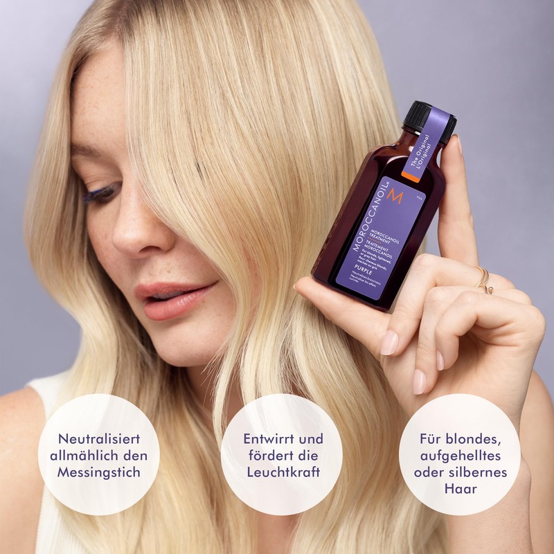 Moroccanoil Lila Behandlung Haaröl für blondes Haar, 25 ml