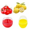 5Pieces Fruit and Vegetable Storage Containers,Reusable FridgeStorage Containers,for storage Green