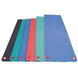 Aeromat 1320776 Elite Workout Mat with Eyelets, 24" x 56" x 1/2" Size, Green