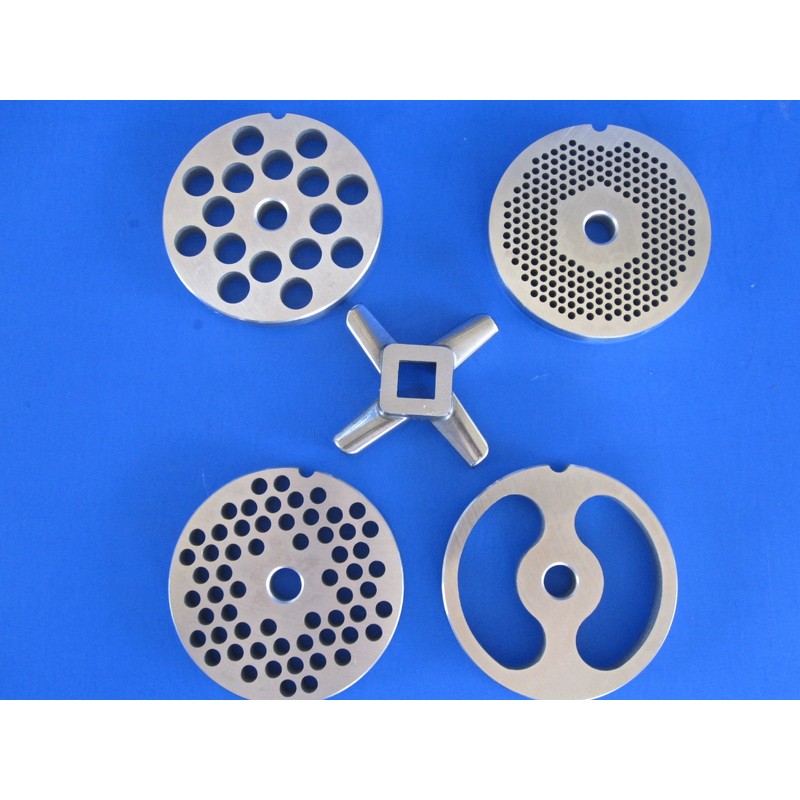 Complete set size 12 Meat Grinder Sausage tubes Knife plates