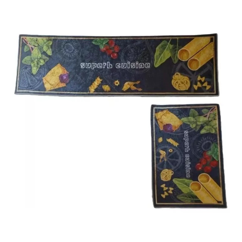 Carvapet Juego De Tapetes Para Cocina Impermeable Antideslizante