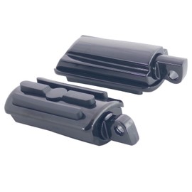 AIRCMT M10 Footpeg Highway Pegs Passenger Foot Peg Male-Mount Footrest Pedal Fits For Harley Davidson Softail Dyna Sportster 883 Touring Street Glide Road King Road Electra Glide - Black