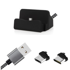 K-S-Trade Qualitativ & Innovativ Hochwertige Docking Station Ladestation Synch-Station Tischständer Ladegerät Ladeständer Für Motorola ThinkPhone