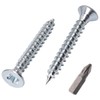 SKIR'CO Pack of 100 Galvanised Steel 2.5 x 20 mm